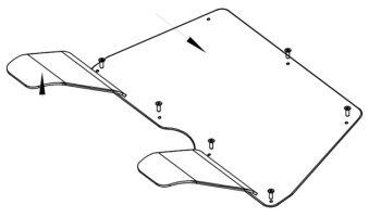 New Rubber Floor Mat For An Excel Roadster DX8 Deluxe Mobility Scooter