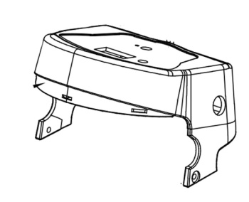 New Tiller Upper Cover Shroud For An Excel Roadster DX8 Deluxe Mobility Scooter