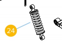 New Shock Absorber Suspension Coil Drive King Cobra Mobility Scooter