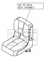 New Seat with Fitted Covers Drive Prism Phoenix 4-Wheel Scooter