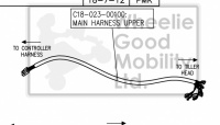 New Main Wiring Harness Cable Loom Drive Prism Phoenix 4-Wheel Scooter