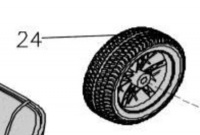 New Rear Pneumatic Wheel For A Drive Envoy 6 Ventura Mobility Scooter