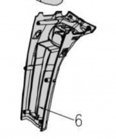 Tiller Fr Inside Shroud Faring Drive Envoy 6 Ventura 4 MS05X Scooter